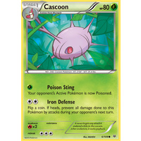 Cascoon 6/108 XY Roaring Skies Common Pokemon Card NEAR MINT TCG