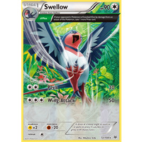 Swellow 72/108 XY Roaring Skies Holo Rare Pokemon Card NEAR MINT TCG