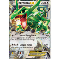 Rayquaza EX 75/108 XY Roaring Skies Holo Ultra Rare Pokemon Card NEAR MINT TCG