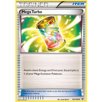 Mega Turbo 86/108 XY Roaring Skies Uncommon Trainer Pokemon Card NEAR MINT TCG