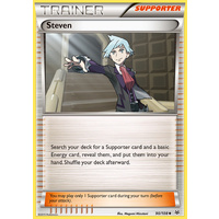 Steven 90/108 XY Roaring Skies Uncommon Trainer Pokemon Card NEAR MINT TCG