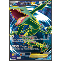 Rayquaza EX 104/108 XY Roaring Skies Holo Ultra Rare Full Art Pokemon Card NEAR MINT TCG