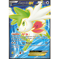 Shaymin EX 106/108 XY Roaring Skies Holo Ultra Rare Full Art Pokemon Card NEAR MINT TCG