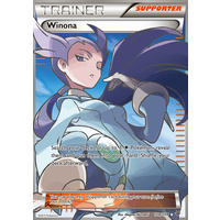 LIGHTLY PLAYED Winona 108/108 XY Roaring Skies Holo Ultra Rare Full Art Pokemon Card NEAR MINT TCG