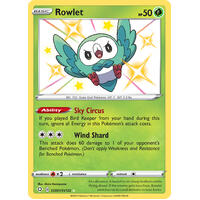 Rowlet SV1/SV122 SWSH Shining Fates Holo Shiny Rare Pokemon Card NEAR MINT TCG