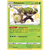 Rillaboom SV6/SV122 SWSH Shining Fates Holo Shiny Rare Pokemon Card NEAR MINT TCG