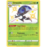 Orbeetle SV9/SV122 SWSH Shining Fates Holo Shiny Rare Pokemon Card NEAR MINT TCG