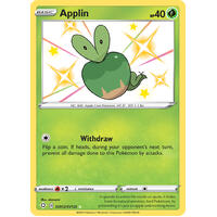 Applin SV12/SV122 SWSH Shining Fates Holo Shiny Rare Pokemon Card NEAR MINT TCG