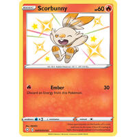 Scorbunny SV15/SV122 SWSH Shining Fates Holo Shiny Rare Pokemon Card NEAR MINT TCG