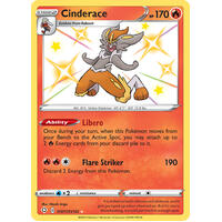 Cinderace SV17/SV122 SWSH Shining Fates Holo Shiny Rare Pokemon Card NEAR MINT TCG