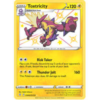 Toxtricity SV42/SV122 SWSH Shining Fates Holo Shiny Rare Pokemon Card NEAR MINT TCG