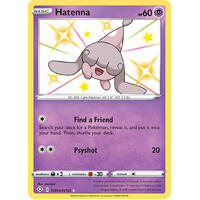 Hatenna SV54/SV122 SWSH Shining Fates Holo Shiny Rare Pokemon Card NEAR MINT TCG