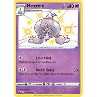 Hattrem SV55/SV122 SWSH Shining Fates Holo Shiny Rare Pokemon Card NEAR MINT TCG