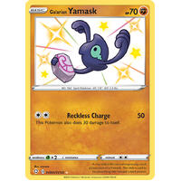Galarian Yamask SV65/SV122 SWSH Shining Fates Holo Shiny Rare Pokemon Card NEAR MINT TCG