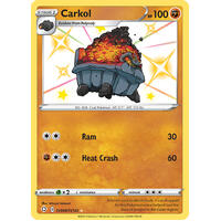 Carkoal SV68/SV122 SWSH Shining Fates Holo Shiny Rare Pokemon Card NEAR MINT TCG
