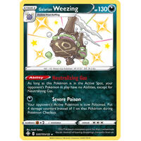 Galarian Weezing SV77/SV122 SWSH Shining Fates Holo Shiny Rare Pokemon Card NEAR MINT TCG