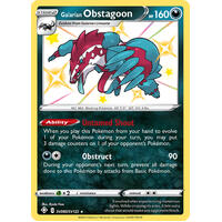 Galarian Obstagoon SV80/SV122 SWSH Shining Fates Holo Shiny Rare Pokemon Card NEAR MINT TCG