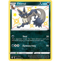 Thievul SV82/SV122 SWSH Shining Fates Holo Shiny Rare Pokemon Card NEAR MINT TCG
