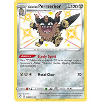 Galarian Perrserker SV87/SV122 SWSH Shining Fates Holo Shiny Rare Pokemon Card NEAR MINT TCG