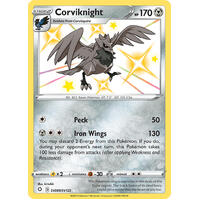 Corviknight SV89/SV122 SWSH Shining Fates Holo Shiny Rare Pokemon Card NEAR MINT TCG