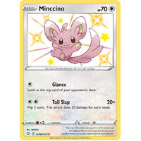 Minccino SV93/SV122 SWSH Shining Fates Holo Shiny Rare Pokemon Card NEAR MINT TCG