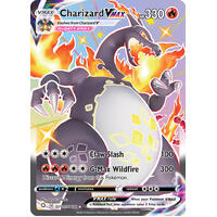 Charizard VMAX SV107/SV122 SWSH Shining Fates Holo Full Art Shiny Rare Pokemon Card NEAR MINT TCG