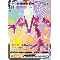 Toxtricity VMAX SV113/SV122 SWSH Shining Fates Holo Full Art Shiny Rare Pokemon Card NEAR MINT TCG
