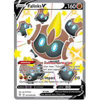 Falinks V SV115/SV122 SWSH Shining Fates Holo Full Art Shiny Rare Pokemon Card NEAR MINT TCG