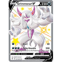 Grimmsnarl V SV116/SV122 SWSH Shining Fates Holo Full Art Shiny Rare Pokemon Card NEAR MINT TCG