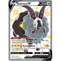 Dubwool V SV120/SV122 SWSH Shining Fates Holo Shiny Rare Pokemon Card NEAR MINT TCG
