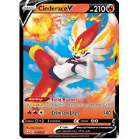 Cinderace V 18/72 SWSH Shining Fates Holo Ultra Rare Pokemon Card NEAR MINT TCG
