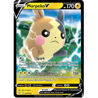 Morpeko V 37/72 SWSH Shining Fates Holo Ultra Rare Pokemon Card NEAR MINT TCG