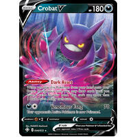 Crobat V 44/72 SWSH Shining Fates Holo Ultra Rare Pokemon Card NEAR MINT TCG