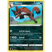 Thievul 48/72 SWSH Shining Fates Holo Rare Pokemon Card NEAR MINT TCG