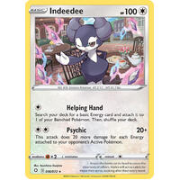 Indeedee 56/72 SWSH Shining Fates Holo Rare Pokemon Card NEAR MINT TCG