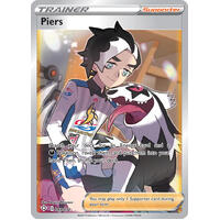 Piers 69/72 SWSH Shining Fates Full Art Holo Ultra Rare Trainer Pokemon Card NEAR MINT TCG