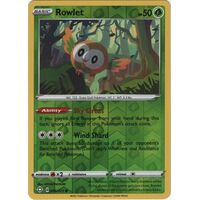 Rowlet 6/72 SWSH Shining Fates Reverse Holo Common Pokemon Card NEAR MINT TCG
