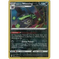 Galarian Weezing 42/72 SWSH Shining Fates Reverse Holo Rare Pokemon Card NEAR MINT TCG