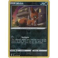 Nickit 47/72 SWSH Shining Fates Reverse Holo Common Pokemon Card NEAR MINT TCG