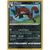 Thievul 48/72 SWSH Shining Fates Reverse Holo Rare Pokemon Card NEAR MINT TCG