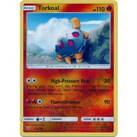 Torkoal 11/73 SM Shining Legends Reverse Holo Common Pokemon Card NEAR MINT TCG