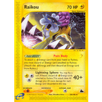 Raikou 28/144 E-Series Skyridge Rare Pokemon Card NEAR MINT TCG