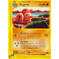 Dugtrio 52/144 E-Series Skyridge Common Pokemon Card NEAR MINT TCG