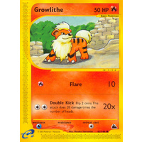Growlithe 62/144 E-Series Skyridge Common Pokemon Card NEAR MINT TCG