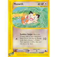 Meowth 78/144 E-Series Skyridge Common Pokemon Card NEAR MINT TCG