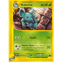 Nidorina 83/144 E-Series Skyridge Common Pokemon Card NEAR MINT TCG