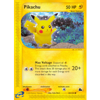 Pikachu 84/144 E-Series Skyridge Common Pokemon Card NEAR MINT TCG