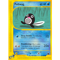 Poliwag 87/144 E-Series Skyridge Common Pokemon Card NEAR MINT TCG