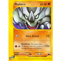 Rhyhorn 91/144 E-Series Skyridge Common Pokemon Card NEAR MINT TCG
