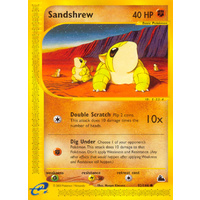 Sandshrew 92/144 E-Series Skyridge Common Pokemon Card NEAR MINT TCG